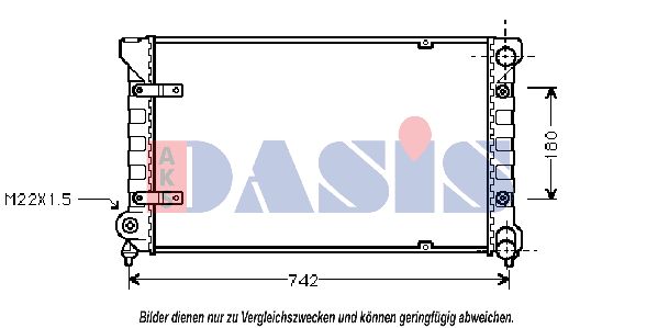 AKS DASIS Radiators, Motora dzesēšanas sistēma 330160N